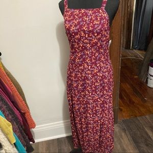 Old Navy floral maxi/midi dress